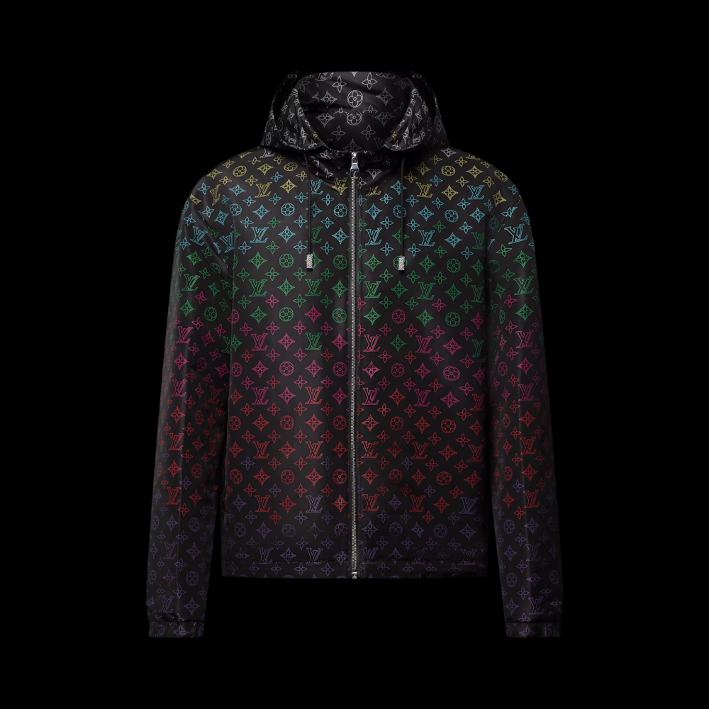 LV Jacket Black Tricolor