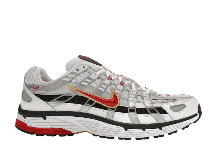 Nike P-6000 Platinum Varsity Red