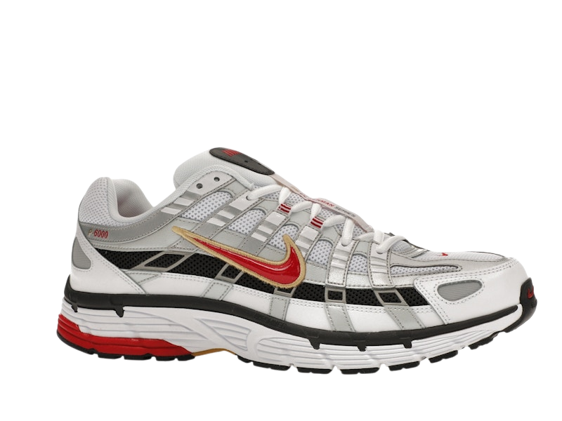 Nike P-6000 Platinum Varsity Red