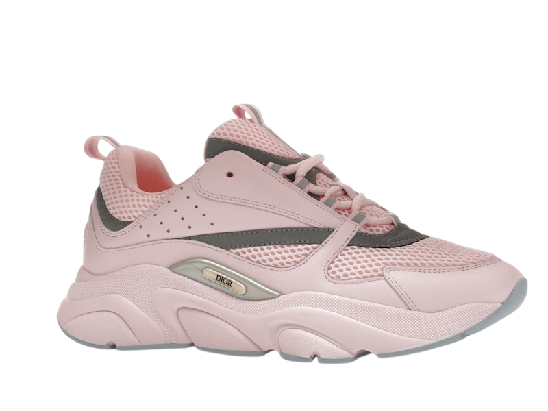 Dior B22 Pink Technical Mesh Pink Silver