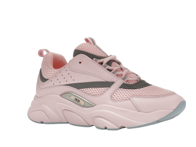 Dior B22 Pink Technical Mesh Pink Silver