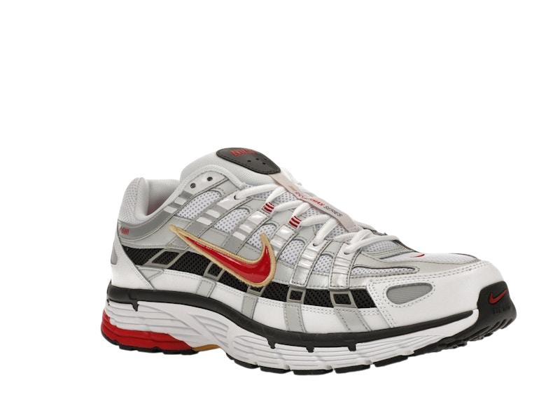 Nike P-6000 Platinum Varsity Red