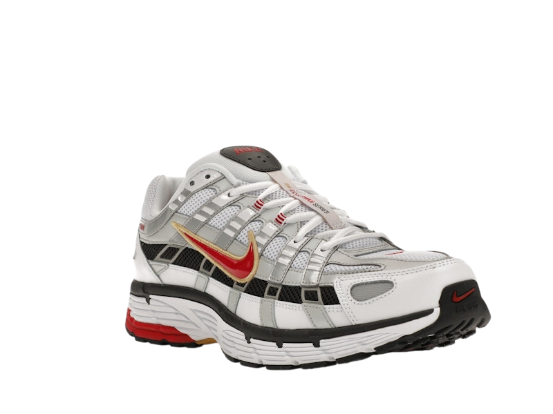 Nike P-6000 Platinum Varsity Red