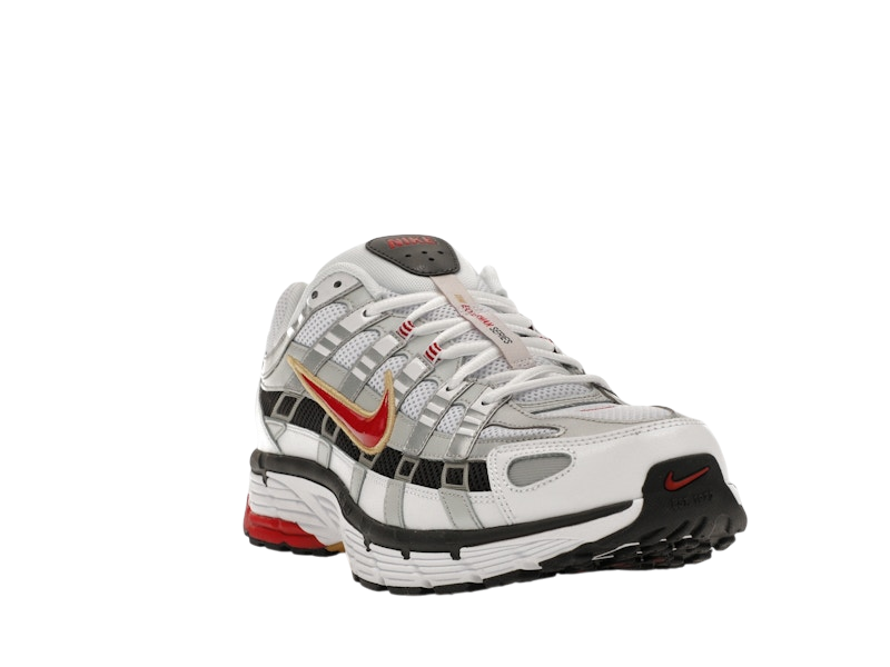 Nike P-6000 Platinum Varsity Red