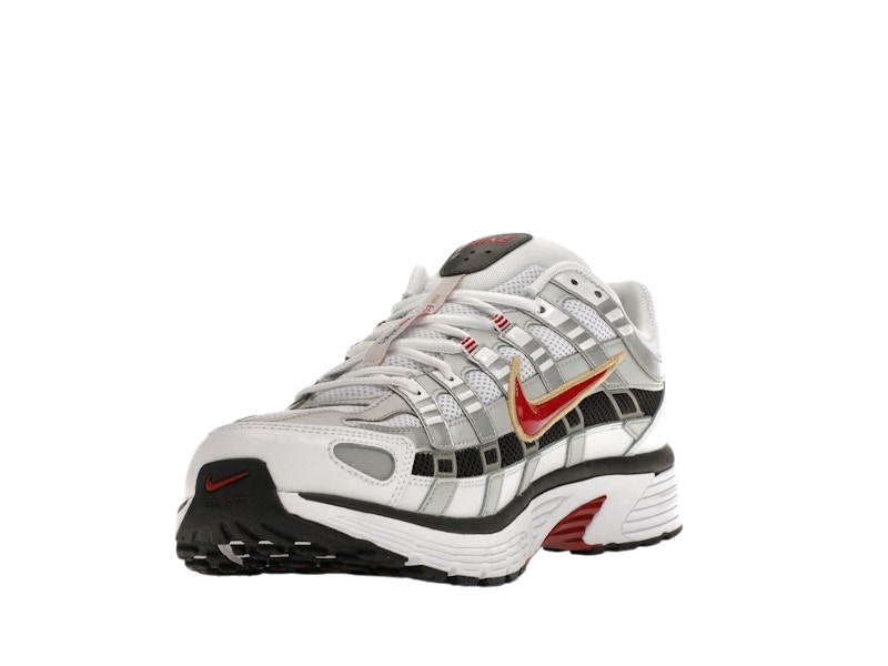 Nike P-6000 Platinum Varsity Red
