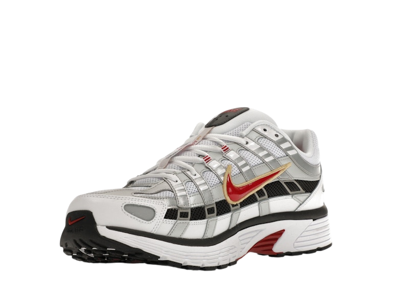 Nike P-6000 Platinum Varsity Red
