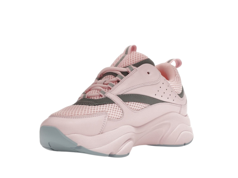 Dior B22 Pink Technical Mesh Pink Silver