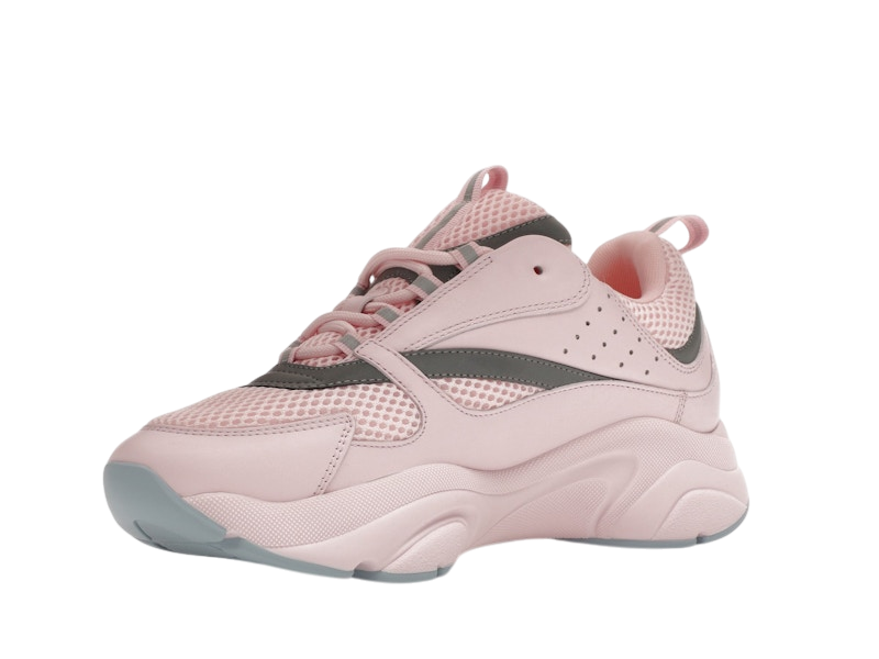 Dior B22 Pink Technical Mesh Pink Silver