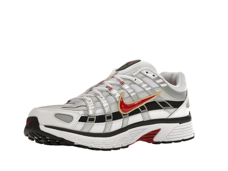 Nike P-6000 Platinum Varsity Red
