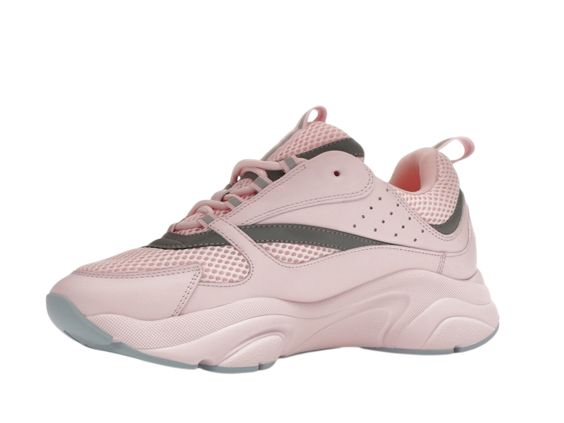Dior B22 Pink Technical Mesh Pink Silver