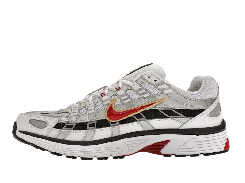 Nike P-6000 Platinum Varsity Red