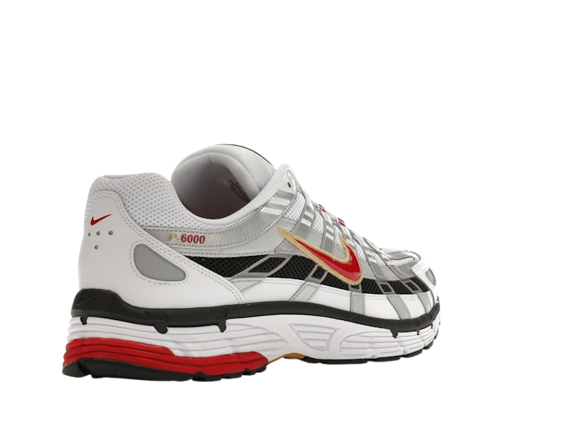 Nike P-6000 Platinum Varsity Red