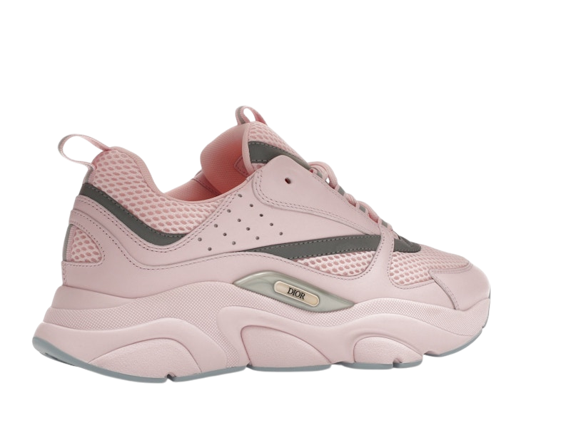 Dior B22 Pink Technical Mesh Pink Silver