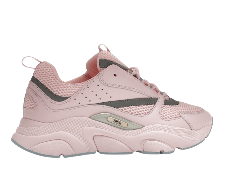 Dior B22 Pink Technical Mesh Pink Silver