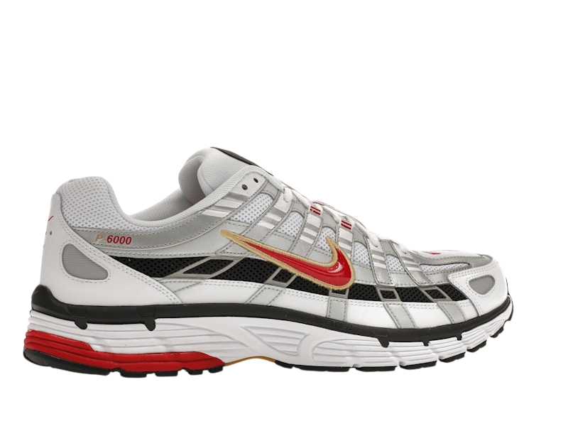Nike P-6000 Platinum Varsity Red
