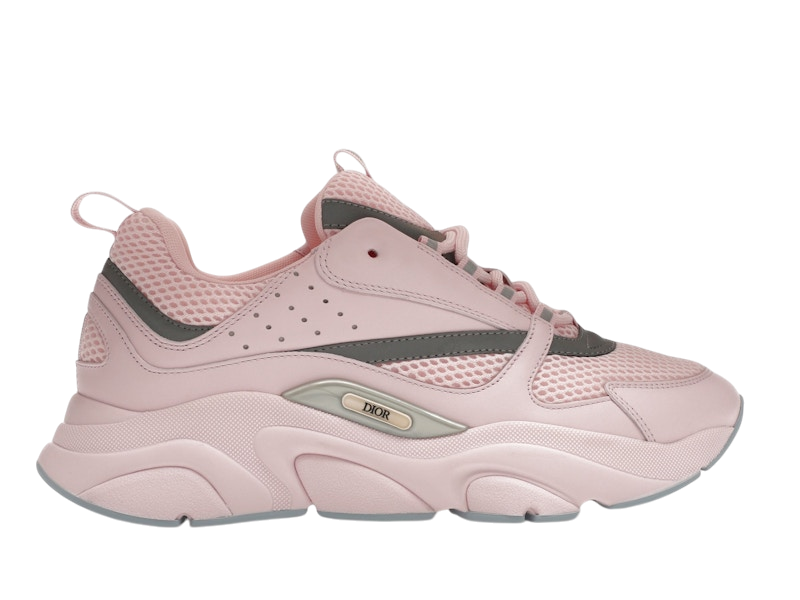 Dior B22 Pink Technical Mesh Pink Silver