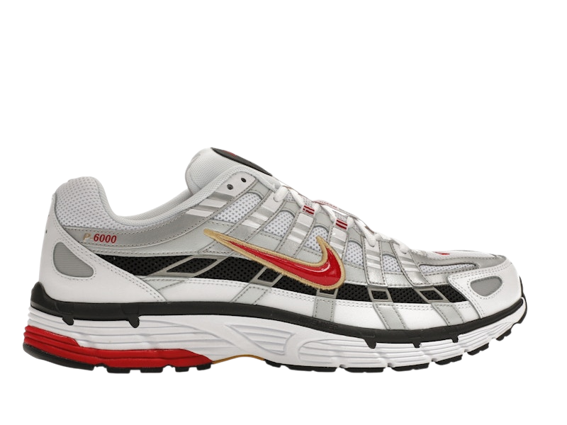 Nike P-6000 Platinum Varsity Red